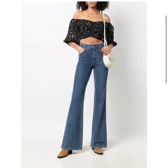 NWT Ba&sh Topaz Crop Floral Top size XS - Picture 11 of 15